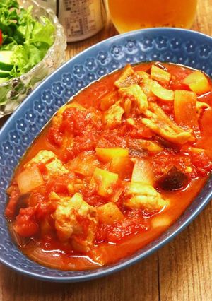 チキンラタトゥイユ　トマト缶で簡単！-レシピのメイン写真