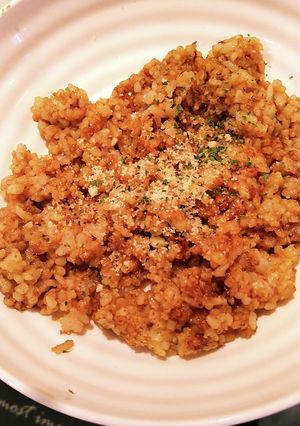 ドライカレー　オートミール　白米-レシピのメイン写真