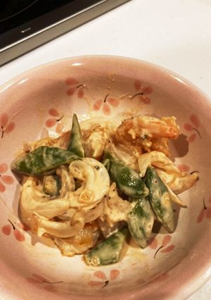 春野菜と一緒に！揚げずにヘルシーエビマヨ-レシピのメイン写真