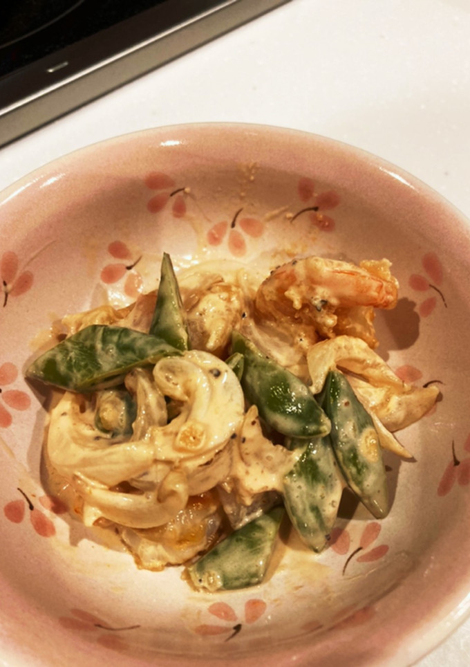 春野菜と一緒に！揚げずにヘルシーエビマヨ-レシピのメイン写真