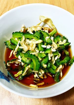 手軽に一品♪ゴーヤのりんご酢漬け-レシピのメイン写真