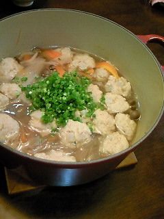 ホクホクホワホワ鶏団子~あったかお鍋で~-レシピのメイン写真