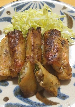 少量の油で揚げるミニ春巻-レシピのメイン写真