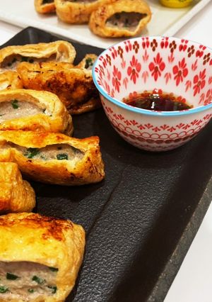 簡単！ヘルシー！冷凍豆腐入り油揚げ餃子-レシピのメイン写真