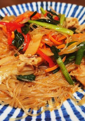 レシピ44野菜たっぷりチャプチェ-レシピのメイン写真