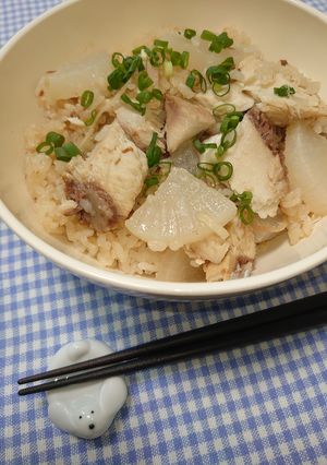 簡単☆お手軽ブリ大根の炊き込みご飯♩-レシピのメイン写真