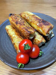 ささみと茄子の春巻き-レシピのメイン写真