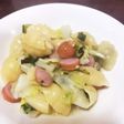 手抜きお鍋1つで春のランチパスタ