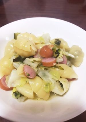 手抜きお鍋１つで春のランチパスタ-レシピのメイン写真