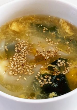 ワンタン風中華スープ-レシピのメイン写真