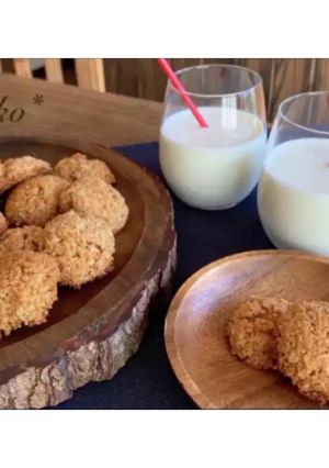 全粒粉のココナッツメープルクッキー-レシピのメイン写真
