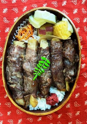 たけのこ肉巻き弁当-レシピのメイン写真