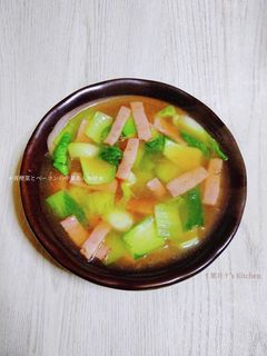 *青梗菜とベーコンの中華あんかけ*-レシピのメイン写真