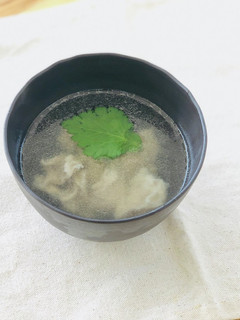 超簡単! 鶏はらみのお吸い物-レシピのメイン写真