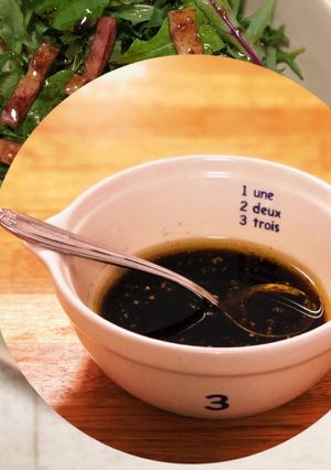 簡単！バルサミコと醤油のドレッシング-レシピのメイン写真