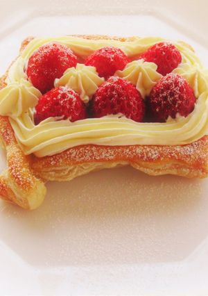 〖 いちご×ベイクドチーズパイ 〗-レシピのメイン写真