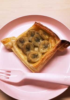 材料3つ！すぐに簡単バナナパイ♪-レシピのメイン写真