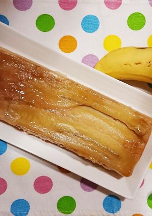 米粉。アップサイドダウンケーキ(バナナ)-レシピのメイン写真