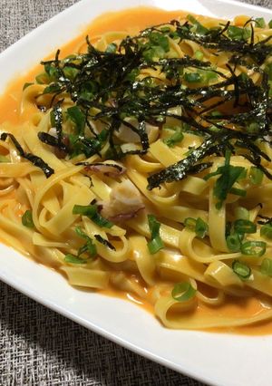 雲丹醤とタコのクリームパスタ-レシピのメイン写真