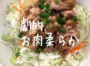 お肉柔らか豚丼★豚こま肉メイン簡単ランチ-レシピのメイン写真