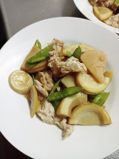 たけのこと絹さやの炒め物-レシピのメイン写真