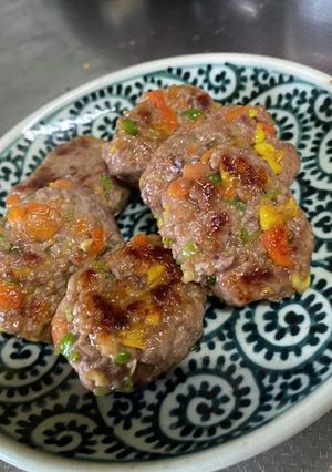 ワンちゃん用ご飯 ビーフハンバーグ-レシピのメイン写真