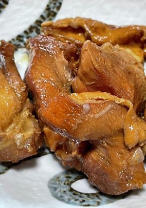 豚アレルギーの人へ豚の角煮みたい鶏の角煮-レシピのメイン写真