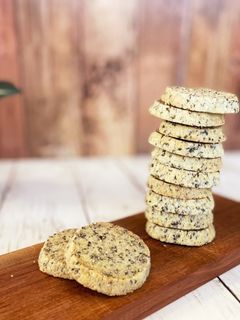 プロセッサーで混ぜるだけ♪黒ごまクッキー-レシピのメイン写真
