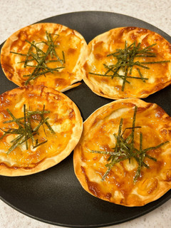 5分でできる♪餃子の皮の明太マヨピザ-レシピのメイン写真