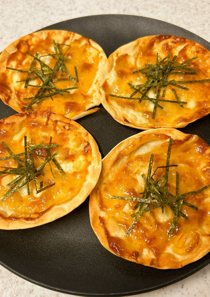 ５分でできる♪餃子の皮の明太マヨピザ-レシピのメイン写真