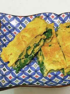 パクチーが主役!パクチーの卵焼き-レシピのメイン写真