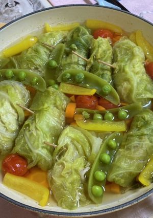 豚ロース薄切りで簡単ロールキャベツ！-レシピのメイン写真