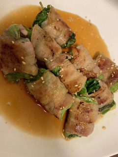 ♡簡単!レタス肉巻きポン酢♡-レシピのメイン写真