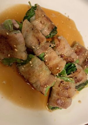 ♡簡単！レタス肉巻きポン酢♡-レシピのメイン写真