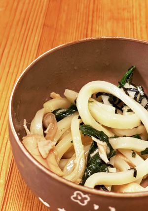 レンジで!超簡単な優しい味の冷凍うどん-レシピのメイン写真