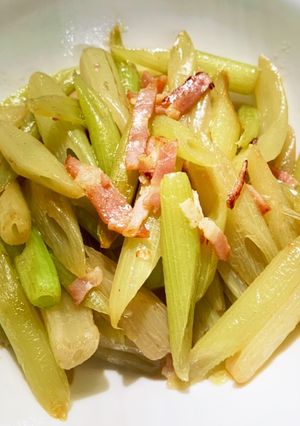 ふきとベーコンの塩味炒め-レシピのメイン写真