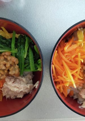 5チャレンジャー丼（黄、緑、白、茶、橙）-レシピのメイン写真