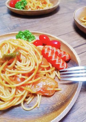 子供が大好き♡うちの甘めナポリタン-レシピのメイン写真