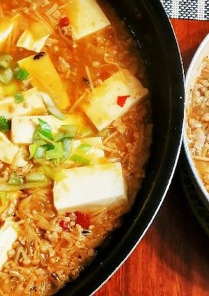二つの味の麻婆豆腐(辛いの&辛くないの）-レシピのメイン写真