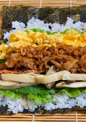 チェユクポックム キンパ-レシピのメイン写真