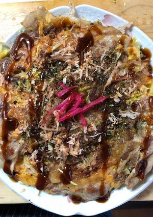 24cmフライパン1枚分のお好み焼き-レシピのメイン写真