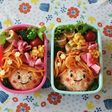 春満開 簡単 女の子キャラ弁 リボン