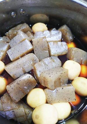 コンニャクと里芋の甘辛煮-レシピのメイン写真