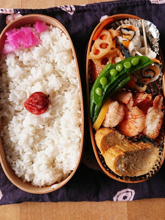 日曜日のお弁当★エビ香味唐揚げ★油少なめ-レシピのメイン写真