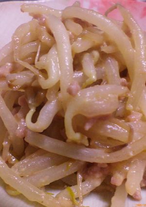 簡単☆もやしと豚挽き肉の味噌炒め☆-レシピのメイン写真