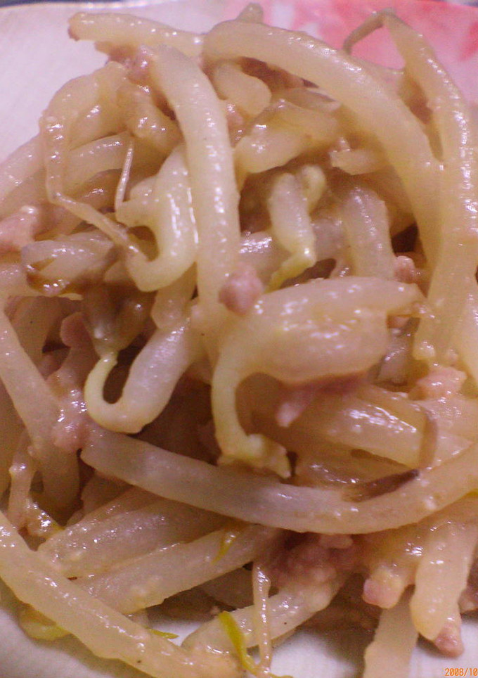 簡単☆もやしと豚挽き肉の味噌炒め☆-レシピのメイン写真