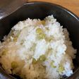 グリンピースご飯
