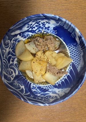 大根と牛肉の煮物-レシピのメイン写真