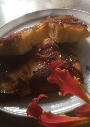 卵焼き器でりんごのタルトタタン風ケーキ-レシピのメイン写真