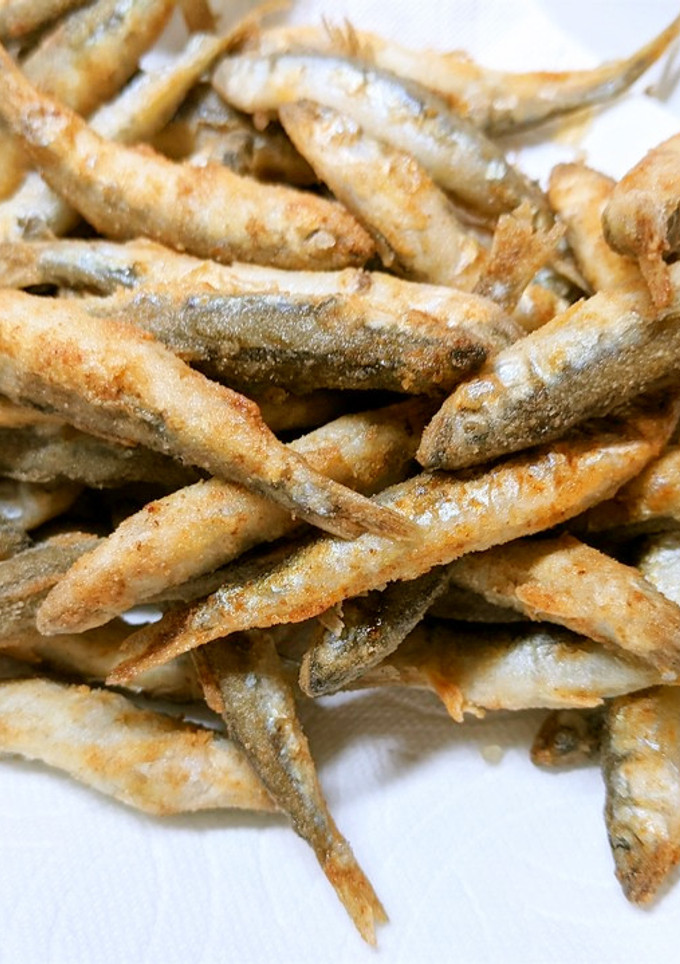 頭から尾まで丸ごと食べる♡稚鮎のから揚げ-レシピのメイン写真